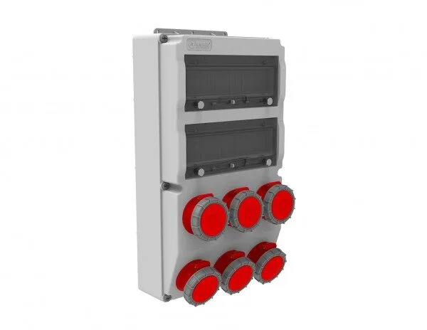 Bemis 5/16A. 380V. 6 Ad. IP66 BD8-6614-0000