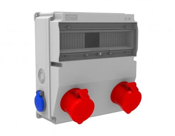 Bemis Ön 2 Ad. 5/32A. 380V. Yan 2 Ad. 1/16A. 220V. IP44 BD9-2234-2020