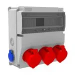 Bemis 5/32A. 380V. 3 Ad. Ön-1/16A. 220V. 2 Ad. Yan IP44 BD9-2334-2020