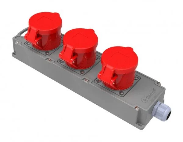 Bemis 5/32A. 380V. 2 Ad. + 5/16A. 380V. 1 Ad. IP44