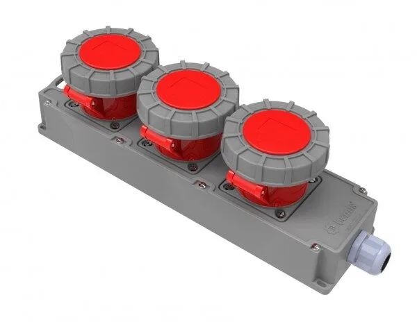 Bemis 4/32A. 380V. 3 Ad. IP67