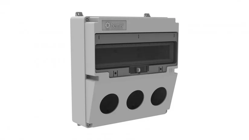 BH4-2301-0000-bemis Bemis Ön 3 Ad. Delikli Boş Kombinasyon IP44 BH4-2301-0000