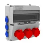 Bemis 5/32A. 380V. 3 Ad. Ön-1/16A. 220V. 6 Ad. Yan IP44 BH4-2334-6020