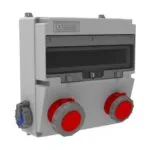 Bemis 5/32A. 380V. 1 Ad. Ön-5/16A. 380V. 1 Ad. Ön-1/16A. 220V. 2 Ad. Yan IP66 BH4-6130-1142