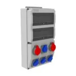 Bemis 3/25A. 380V. 2 Ad. - 1/16A. 220V. 4 Ad. M.p. Ön IP44 BH8-2205-4030