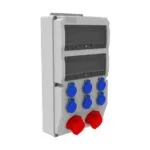 Bemis 5/16A. 380V. 2 Ad. - 1/16A. 220V. 6 Ad. P.p. Ön IP44 BH8-2218-6020