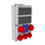 Bemis 5/16A. 380V. 3 Ad. - 5/32A. 380V. 2 Ad. - 1/16A. 220V. 4 Ad. P.p. IP44 BH8-2234-3184