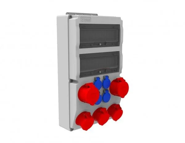 Bemis 5/16A. 380V. 3 Ad. - 5/32A. 380V. 2 Ad. - 1/16A. 220V. 4 Ad. P.p. IP44 BH8-2234-3184