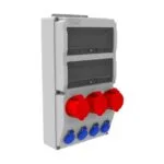 Bemis 4/32A. 380V. 3 Ad. - 1/16A. 220V. 4 Ad. P.p. Ön IP44 BH8-2328-4020