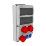 Bemis 5/32A. 380V. 3 Ad. - 1/16A. 220V. 2 Ad. P.p. Ön IP44 BH8-2334-2020