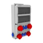 Bemis 5/16A. 380V. 4 Ad. - 1/16A. 220V. 6 Ad. P.p. IP44 BH8-2418-6020