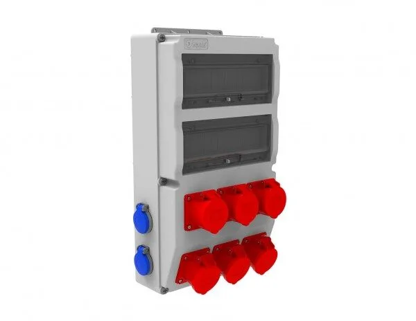 Bemis 5/16A. 380V. 6 Ad. - 1/16A. 220V. 4 Ad. P.p. Yan IP44 BH8-2618-4020