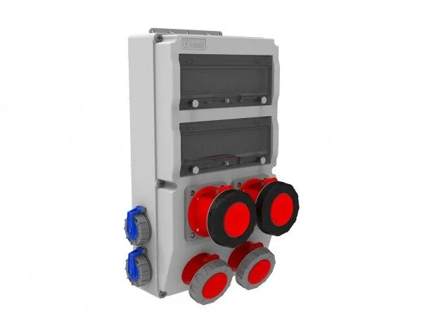 Bemis 5/32A. 380V. 2 Ad. - 5/63A. 380V. 2 Ad. - 1/16A. 220V. 4 Ad. IP66 BH8-6245-2304