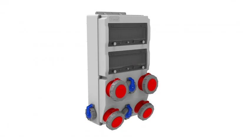 BH8-6430-4020-bemis Bemis 5/32A. 380V. 4 Ad. - 1/16A. 220V. 2 Ad. Ön - 1/16A. 220V. 2 Ad. Yan IP66 BH8-6430-4020