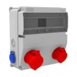 Bemis 5/32A. 380V. 1 Ad. Ön-5/16A. 380V. 1 Ad. Ön-1/16A. 220V. 2 Ad. Yan IP44 BH9-2134-1182