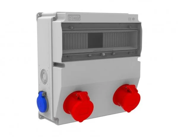 Bemis Ön 2 Ad. 5/16A. 380V. Yan 2 Ad. 1/16A. 220V. IP44 BH9-2218-2020