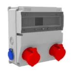 Bemis Ön 2 Ad. 5/32A. 380V. Yan 2 Ad. 1/16A. 220V. IP44 BH9-2234-2020