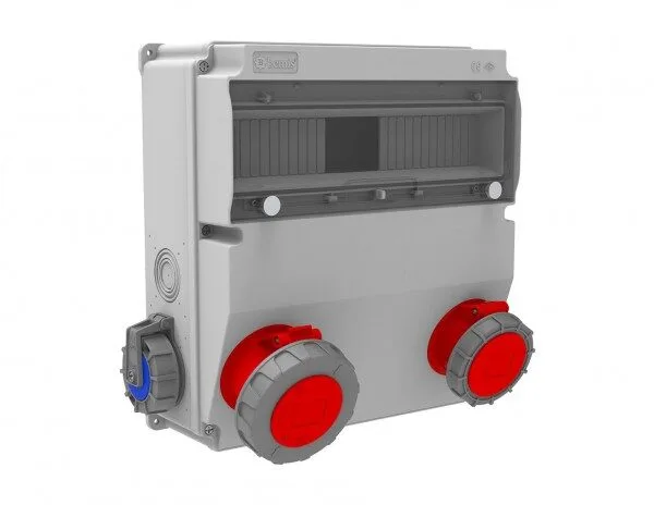 Bemis 5/32A. 380V. 1 Ad. Ön-5/16A. 380V. 1 Ad. Ön-1/16A. 220V. 2 Ad. Yan IP66 BH9-6130-1142