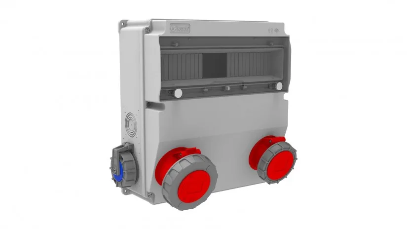 BH9-6130-1142-bemis Bemis 5/32A. 380V. 1 Ad. Ön-5/16A. 380V. 1 Ad. Ön-1/16A. 220V. 2 Ad. Yan IP66 BH9-6130-1142