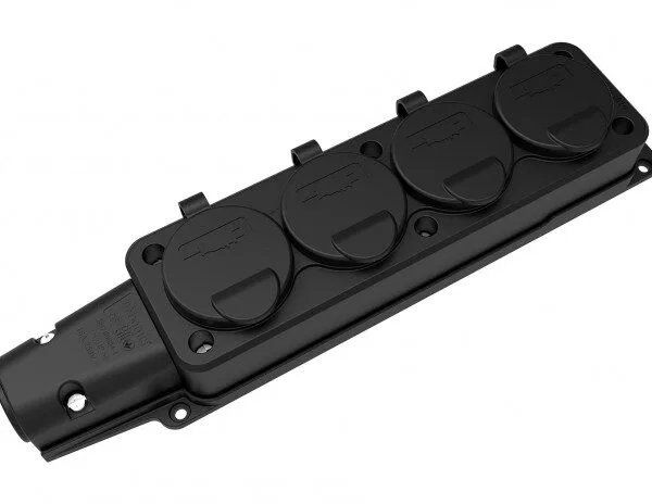 Bemis Dörtlü Grup Priz Fransız Tipi IP54