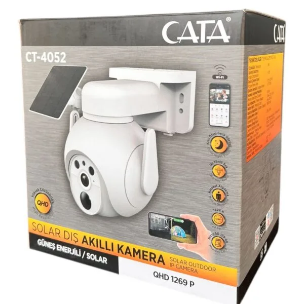 Cata CT-4052 Solar Dış Mekan Kamera