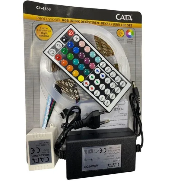 Cata CT-4558 Rgb Şerit LED Set (60 Cip 5050)