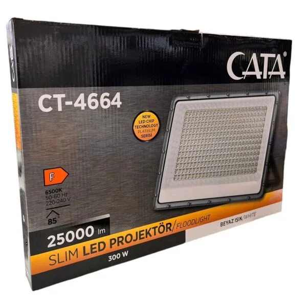 Cata CT-4664 300W Platinum LED Projektör (beyaz)