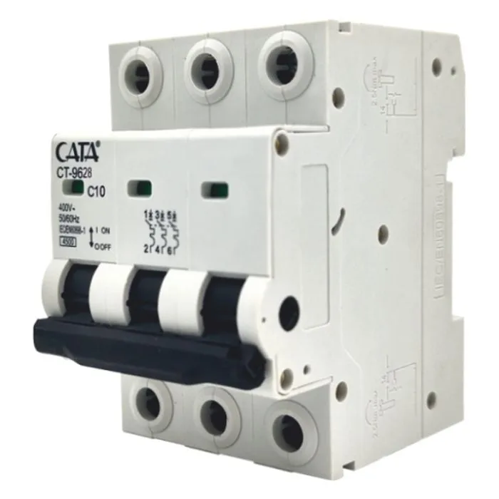 CT-9628_1 Cata CT-9628 10 Amper Sigorta (c Tipi / Trifaze / 4.5 Ka)