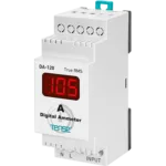 Tense DA-120 Dijital Direkt Ampermetre(1-100A), DIN Kutu