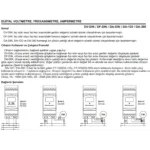 Tense DA-120 Dijital Direkt Ampermetre(1-100A), DIN Kutu - Görsel 2