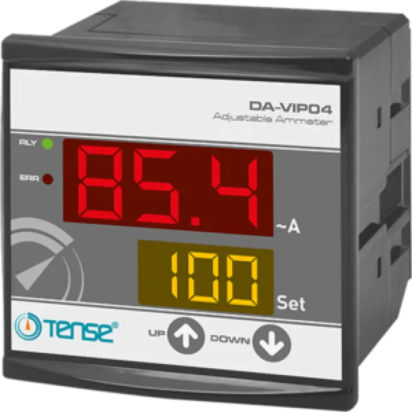 Tense DA-VIP04 Dijital Setli X5 Ampermetre, 96X96MM