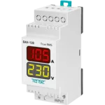 Tense DAV-120 DIN Tipi Dijital Voltmetre(150-260V) veamp; Ampermetre(1-100A)