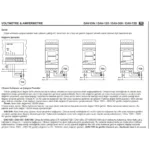 Tense DAV-120 DIN Tipi Dijital Voltmetre(150-260V) veamp; Ampermetre(1-100A) - Görsel 2