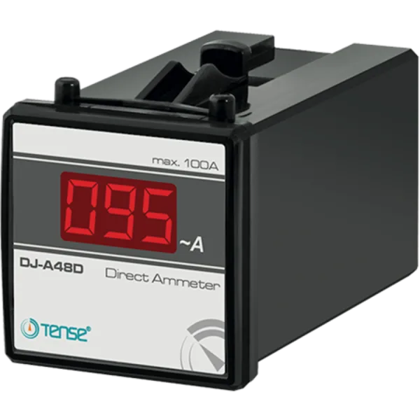 Tense DJ-A48D Dijital Direkt Ampermetre(1-100A), 48X48MM