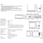 Tense DJ-A48D Dijital Direkt Ampermetre(1-100A), 48X48MM - Görsel 3