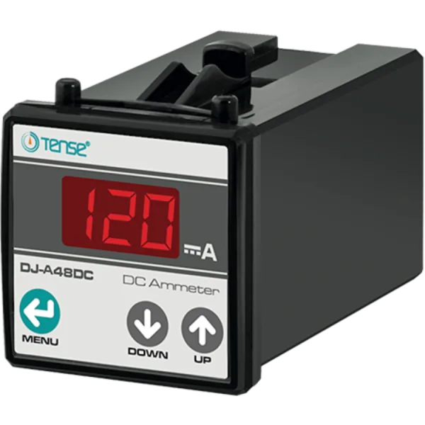Tense DJ-A48DC Dijital DC Ampermetre 100MA - 990A Dc, 3 Hane 9 MM Display (48x48mm), XA/60 Mv Şönt