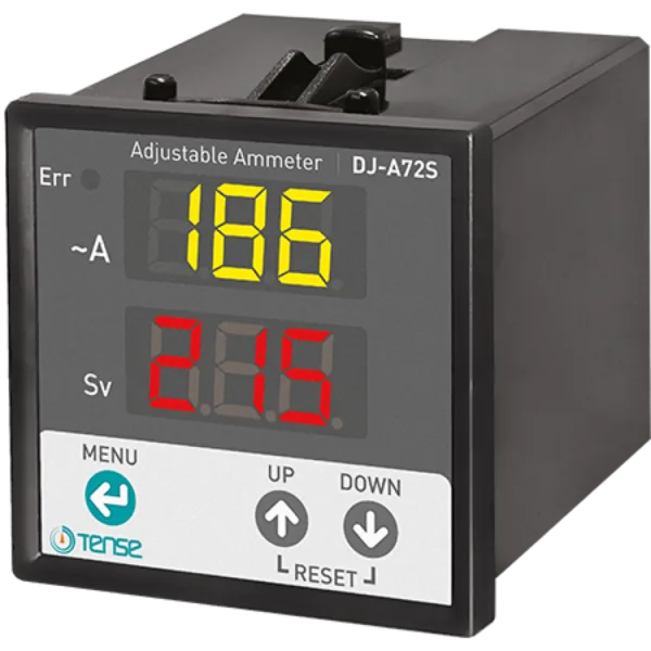 Tense DJ-A72S Dijital Setli X5 Ampermetre, 72X72MM