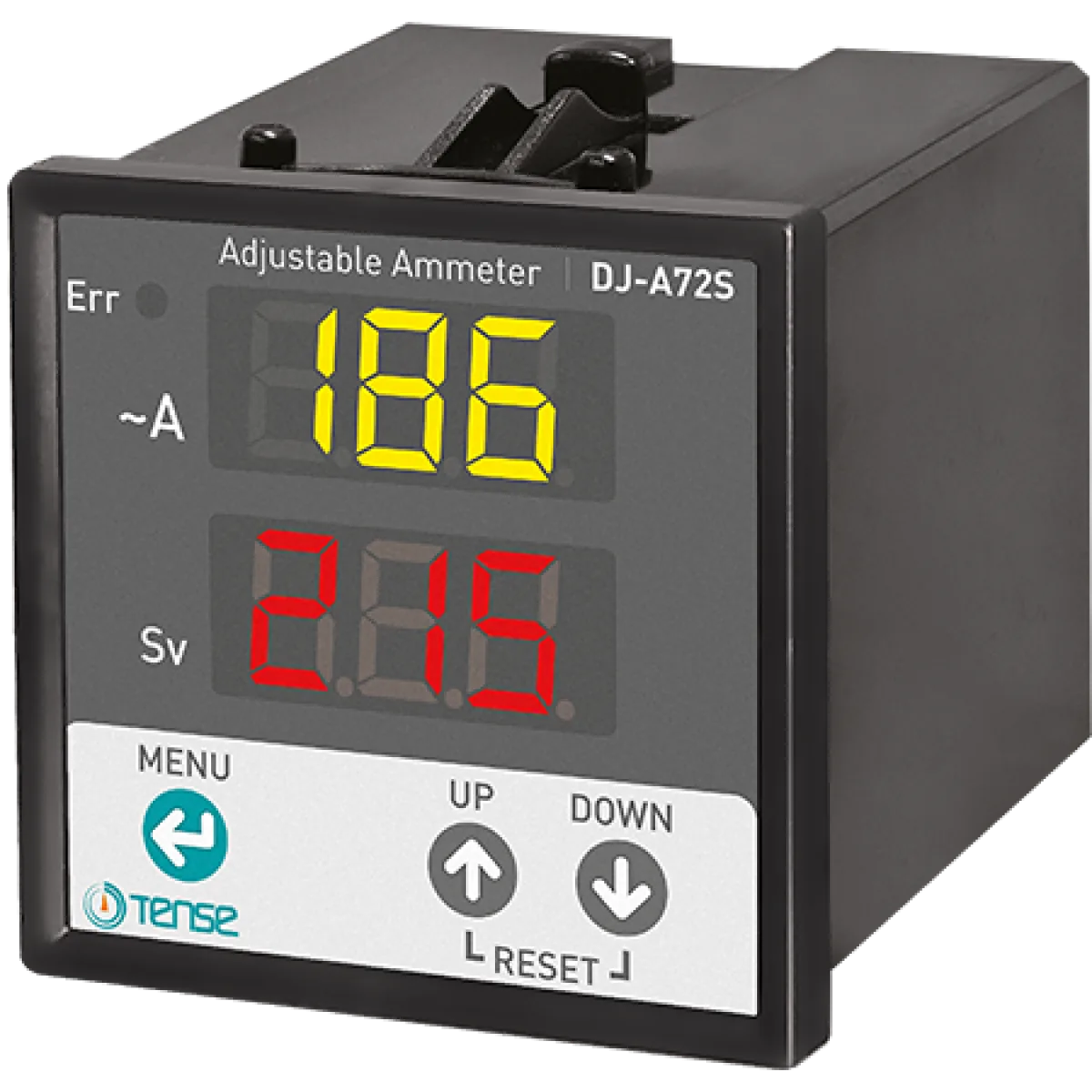 DJ-A72S-1 Tense DJ-A72S Dijital Setli X5 Ampermetre, 72X72MM