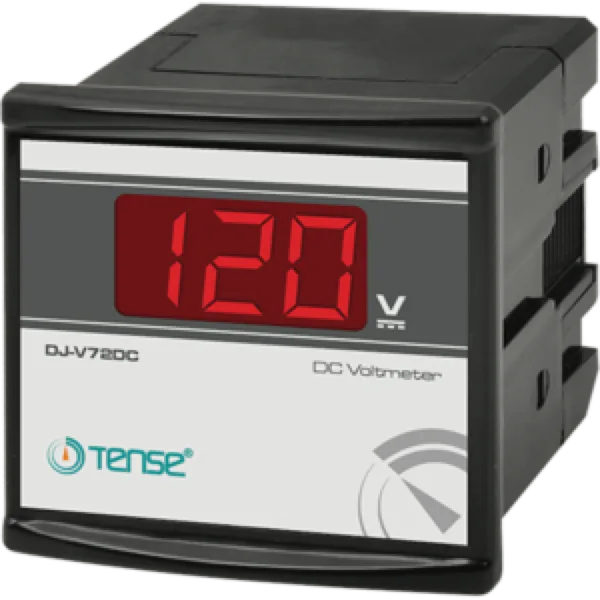 Tense DJ-V72DC Dijital DC Voltmetre 1V - 300V Dc, 3 Hane 14 MM Display (72x72mm)