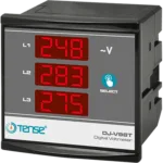 Tense DJ-V96T Dijital 3 Faz Voltmetre 5V - 500V AC (50/60 Hz) 96X96MM