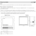 Tense DJ-V96T Dijital 3 Faz Voltmetre 5V - 500V AC (50/60 Hz) 96X96MM - Görsel 2