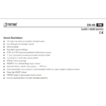 Tense DS-48 48x48 ebatlarında, Çift SET’li, çift çıkışlı, CP1, CP2, RESET girişli, kuru kontak, proximity ve encoder girişli ( NPN/PNP/Totem Pole ), Çift göstergeli, 4 hane, çarpan değeri girilebilen, rezervli, SSR çıkışlı, ileri-geri sayıcı - Görsel 2