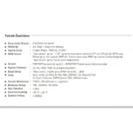 Tense DS-72 72x72 ebatlarında, Çift SET’li, çift çıkışlı, CP1, CP2, RESET girişli, kuru kontak, proximity ve encoder girişli ( NPN/PNP/Totem Pole ), Çift göstergeli, 4 hane, çarpan değeri girilebilen, rezervli, SSR çıkışlı, ileri-geri sayıcı - Görsel 3