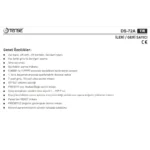 Tense DS-72A 72x72 ebatlarında, Çift SET’li, çift çıkışlı, CP1, CP2, RESET girişli, kuru kontak, proximity ve encoder girişli ( NPN/PNP/Totem Pole ), Çift göstergeli, 6 hane, çarpan değeri girilebilen, rezervli, SSRçıkışlı, ileri-geri sayıcı - Görsel 2