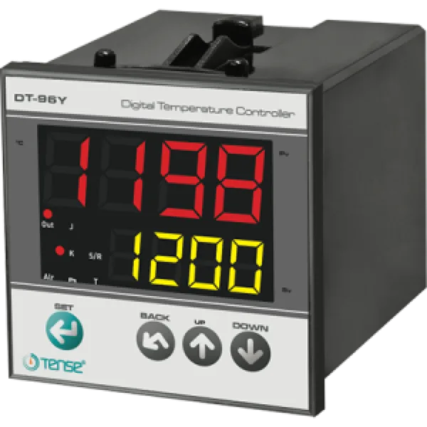 Tense DT-96Y Opsiyonel Sıcaklık Kontrol Cihazı,J,K,R,S,PT100,PID,ON-OFF,Alarm ve Kontak Çıkış,96x96mm