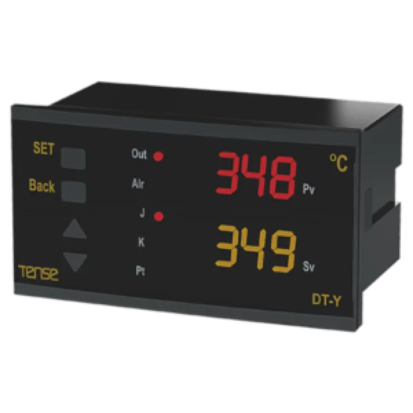 Tense DT-Y Opsiyonel Sıcaklık Kontrol Cihazı,J,K,R,S,PT100,PID,ON-OFF,Alarm ve Kontak Çıkış,48x96mm