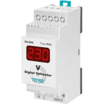 Tense DV-DIN Dijital Voltmetre 1V - 500V AC (50/60 Hz) DIN Tipi