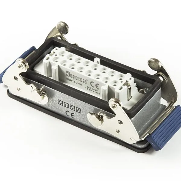 EMAS 16 Kontaklı Makina Prizi Alt.gir.metal Aç(çift Kol