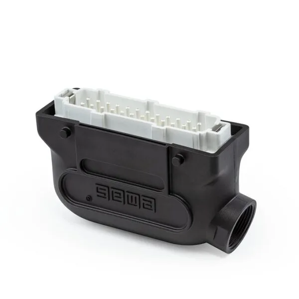 EMAS 24KUTUP Plastik Siyah Uzatma Fişi Yan Giriş