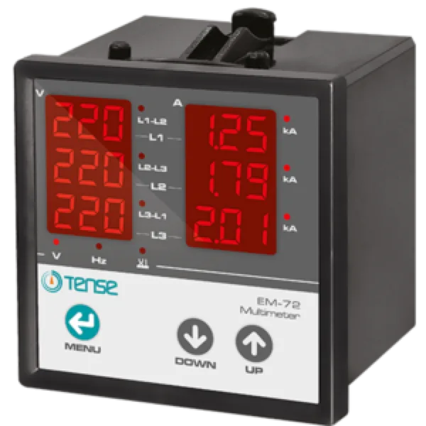 Tense EM-72 72X72MM Multimetre